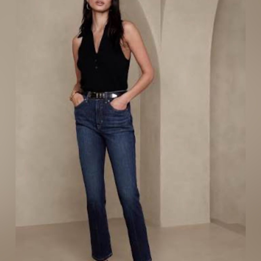 Banana Republic Slim Straight High rise